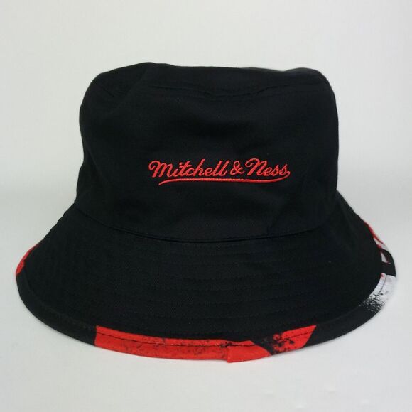 Portland Blazers‎ Mitchell & Ness NBA M Medium Reversible Bucket Hat Cap New - Picture 4 of 10